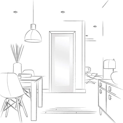 Image for XL Joinery Pattern 10 Internal White Primed Door with Obscure Glass