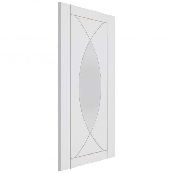 Image for XL Joinery Pesaro Internal White Primed Door with Clear Glass