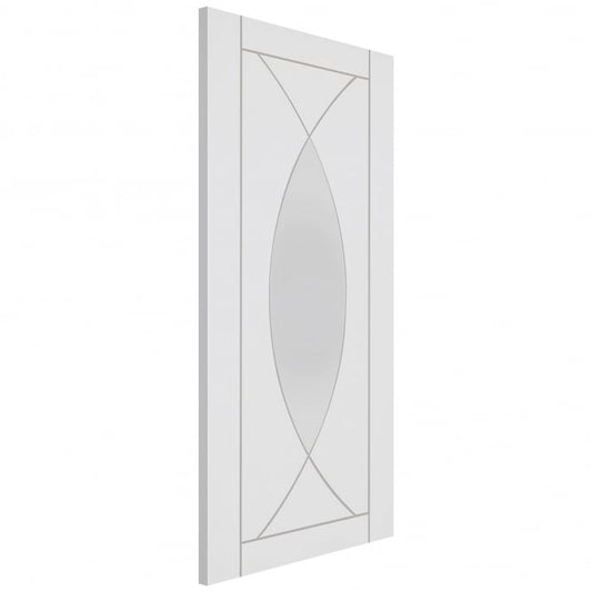 Image for XL Joinery Pesaro Internal White Primed Door with Clear Glass