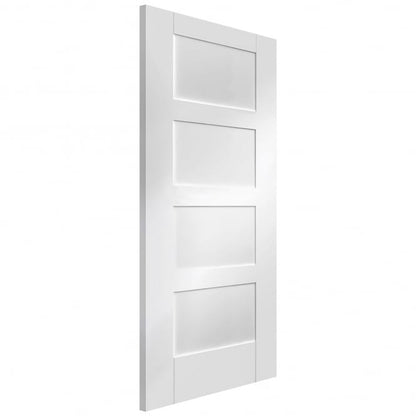 Image for XL Joinery Shaker 4 Panel Internal White Primed Door