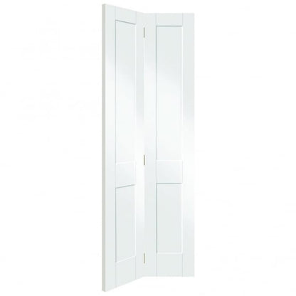 Image for XL Joinery Victorian Shaker 4 Panel Bi-Fold Internal White Primed Door