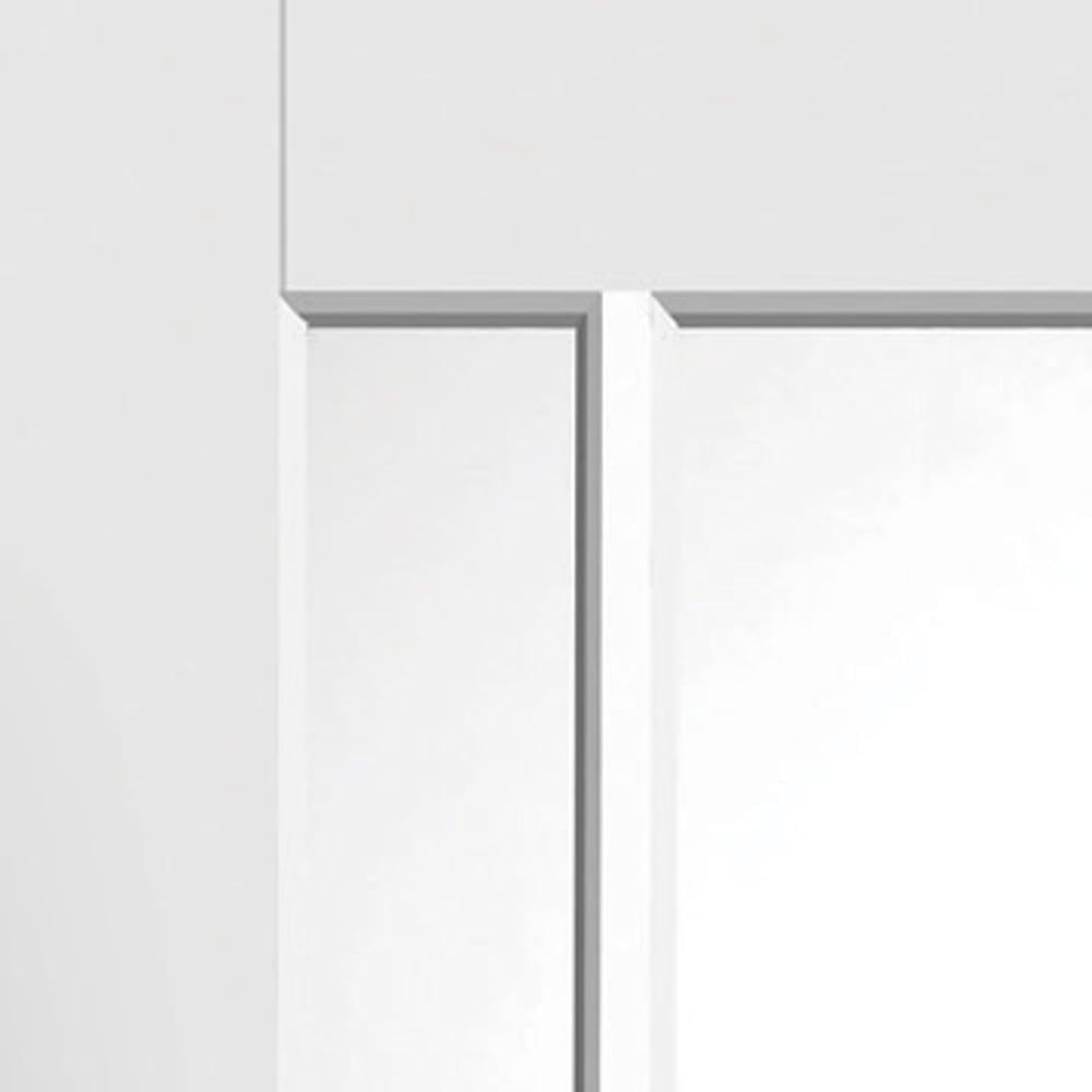 Image for XL Joinery Worcester Internal White Primed Door with Clear Glass