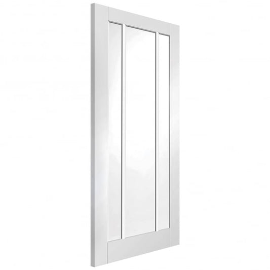 Image for XL Joinery Worcester Internal White Primed Door with Clear Glass