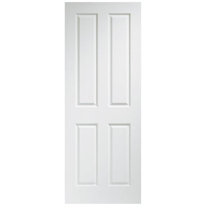 Image Of XL Joinery Victorian 4 Panel Internal Pre-Finished White Moulded Door