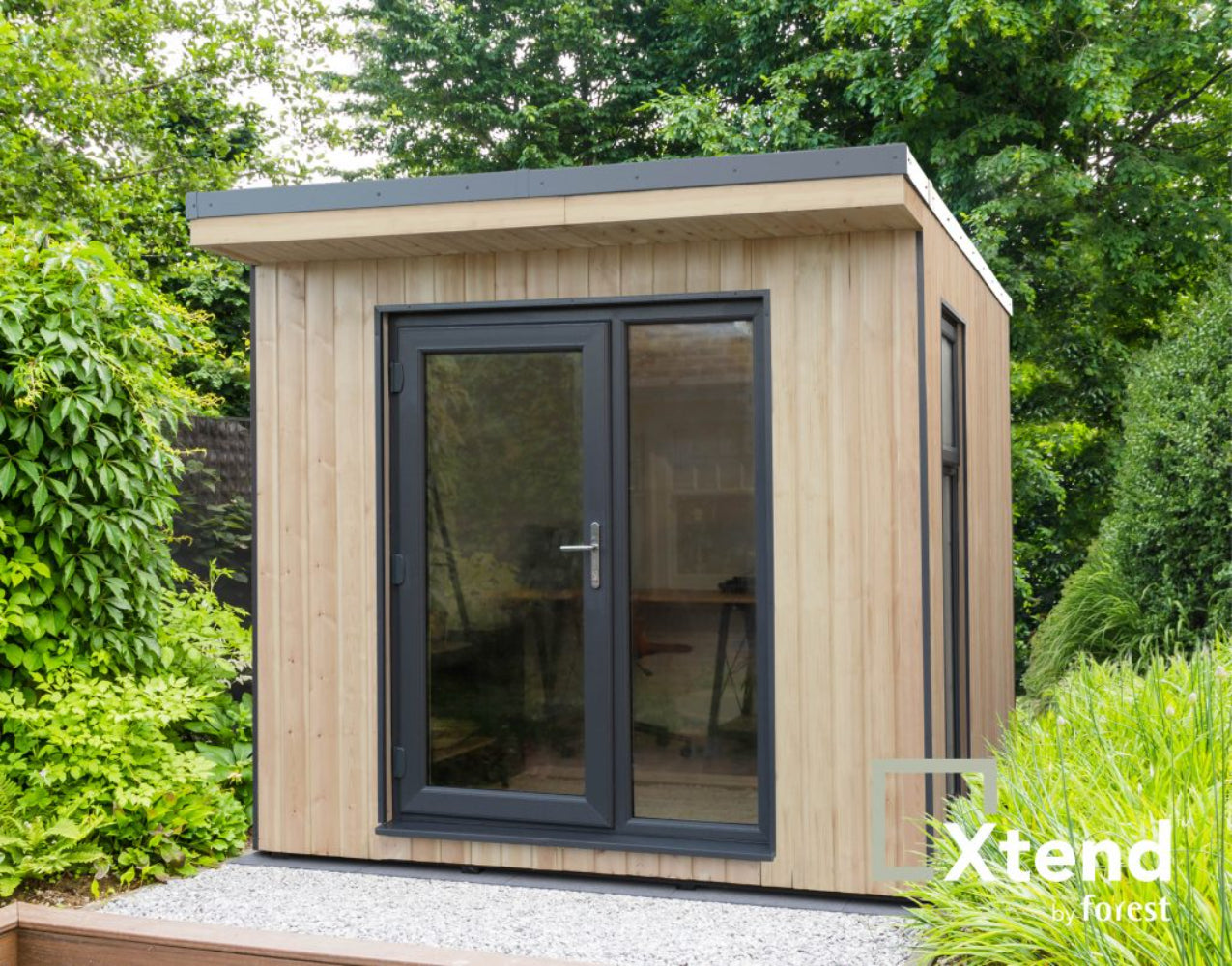 Forest Garden Xtend 2.54 x 2.9m Insulated Garden Office with 1/4 Window