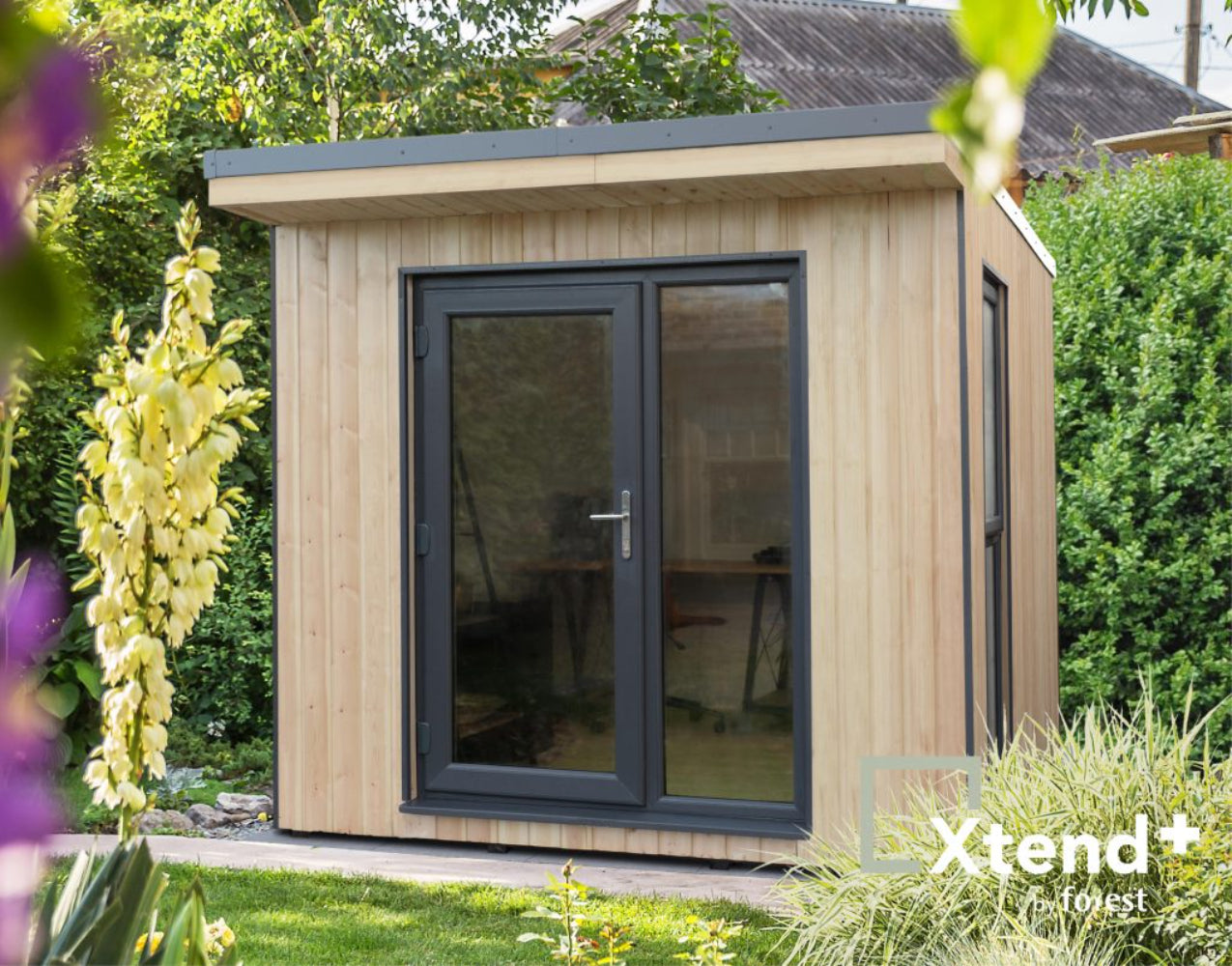 Forest Garden Xtend Premium 2.54 x 2.9m Insulated Garden Office with 1/2 Window