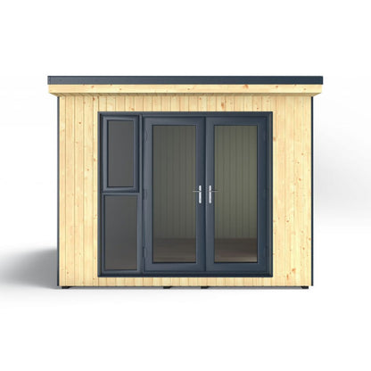 Forest Garden Xtend Premium 2.98 x 2.9m Insulated Garden Office with 1/2 Window