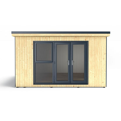 Forest Garden Xtend Premium 4 x 3.42m Insulated Garden Office with 1/2 Window