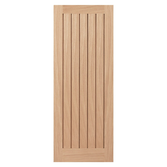 JB Kind Oak Cottage Yoxall Pre-Finished Internal Fire Door - 1980 x 610 x 44mm (78" x 24")