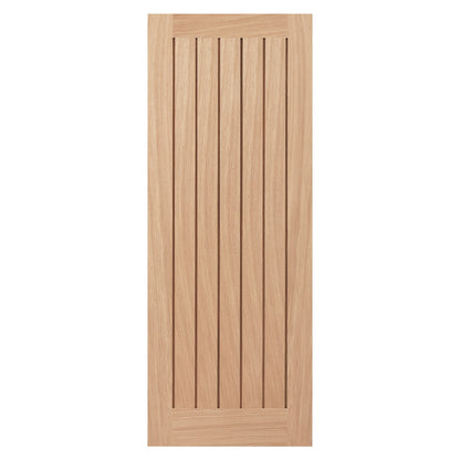 JB Kind Oak Cottage Yoxall Unfinished Fire Door-1981 x 610 x 44mm